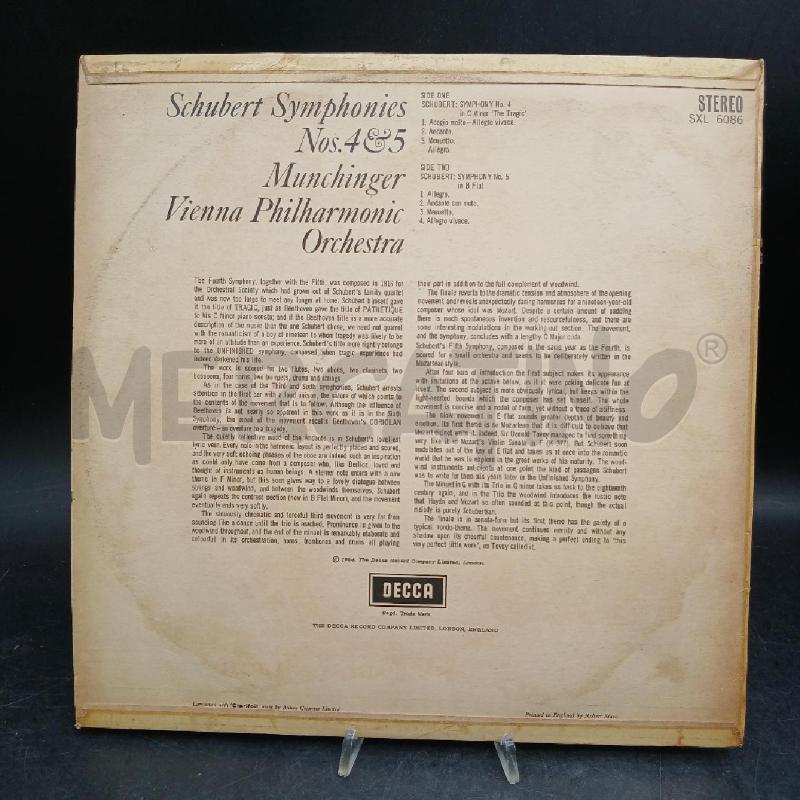 LP SCHUBERT SYMPHONIES  | Mercatino dell'Usato Roma garbatella 2