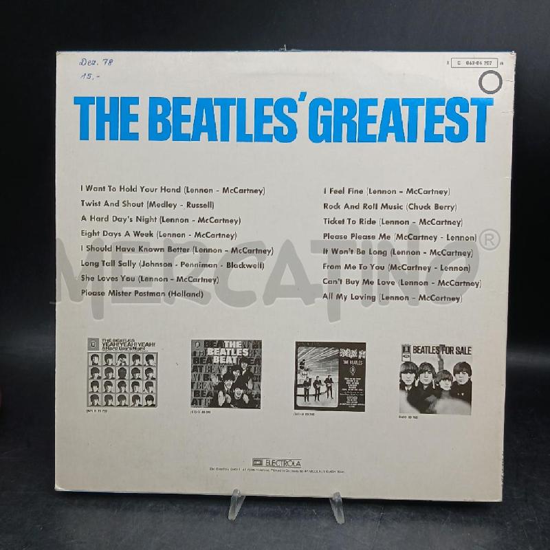 LP THE BEATLES GREATEST  | Mercatino dell'Usato Roma garbatella 2