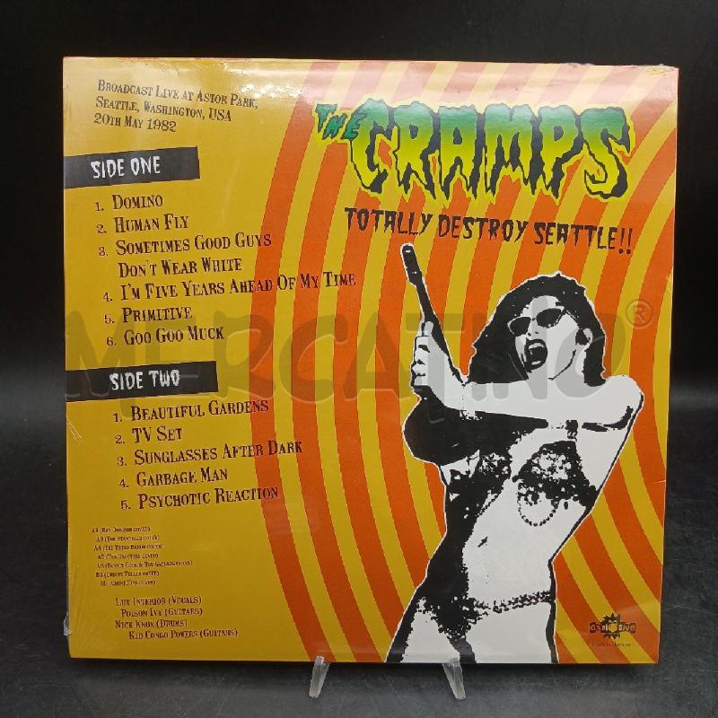 LP THE CRAMPS TOTALLY DESTROY SEATTLE | Mercatino dell'Usato Roma garbatella 2