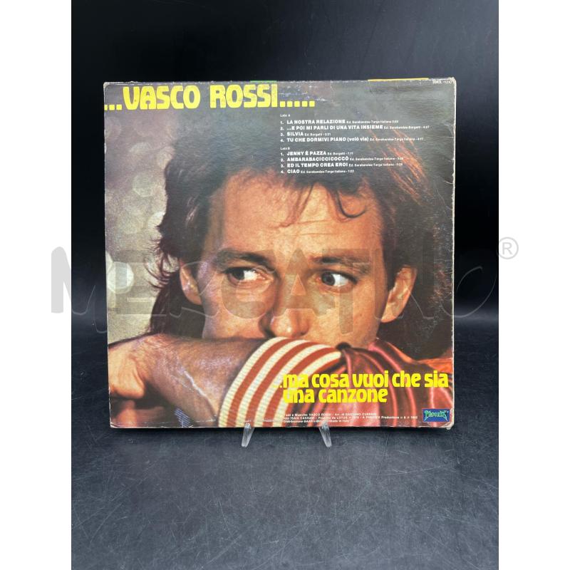 LP VASCO ROSSI MA COSA VUOICHE SIA UNA CANZONE | Mercatino dell'Usato Roma garbatella 2