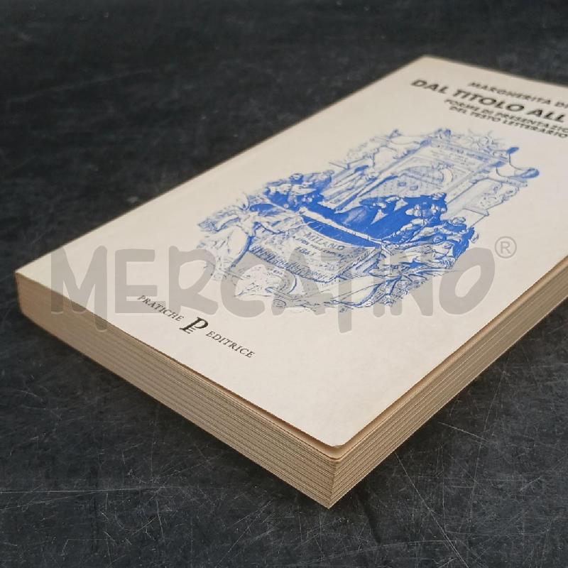 M. DI FAZIO DAL TITOLO ALL'INDICE | Mercatino dell'Usato Roma garbatella 4