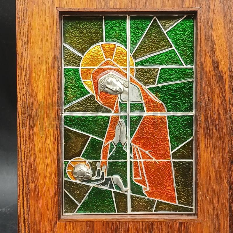 MADONNINA VETRO PIOMBO C/LEGNO | Mercatino dell'Usato Roma garbatella 2