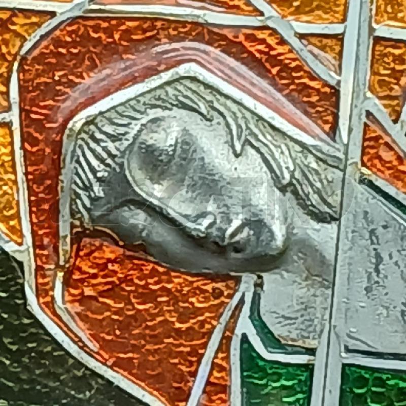 MADONNINA VETRO PIOMBO C/LEGNO | Mercatino dell'Usato Roma garbatella 3
