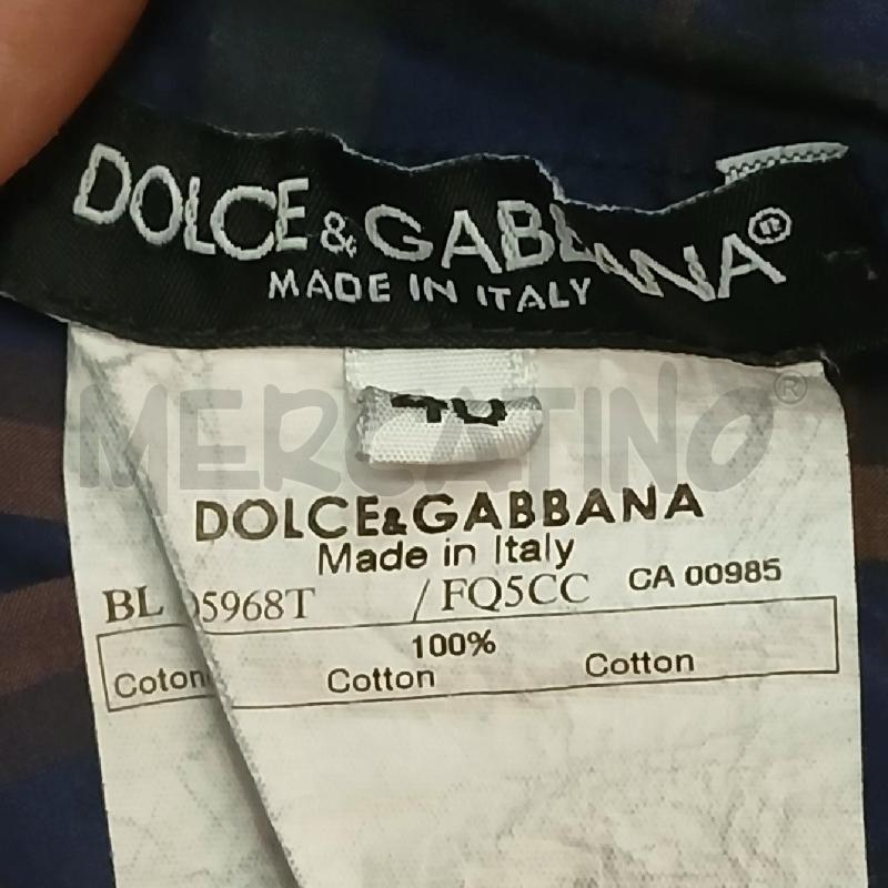 MAGLIA DONNA DOLCE&GABBANA BLU RIGHE MARRONE  | Mercatino dell'Usato Roma garbatella 4