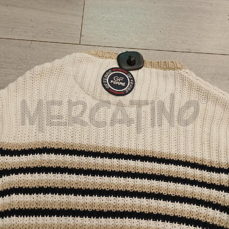MAGLIA UOMO GF FERRE BEIGE BLU BEIGE1 | Mercatino dell'Usato Roma garbatella 3