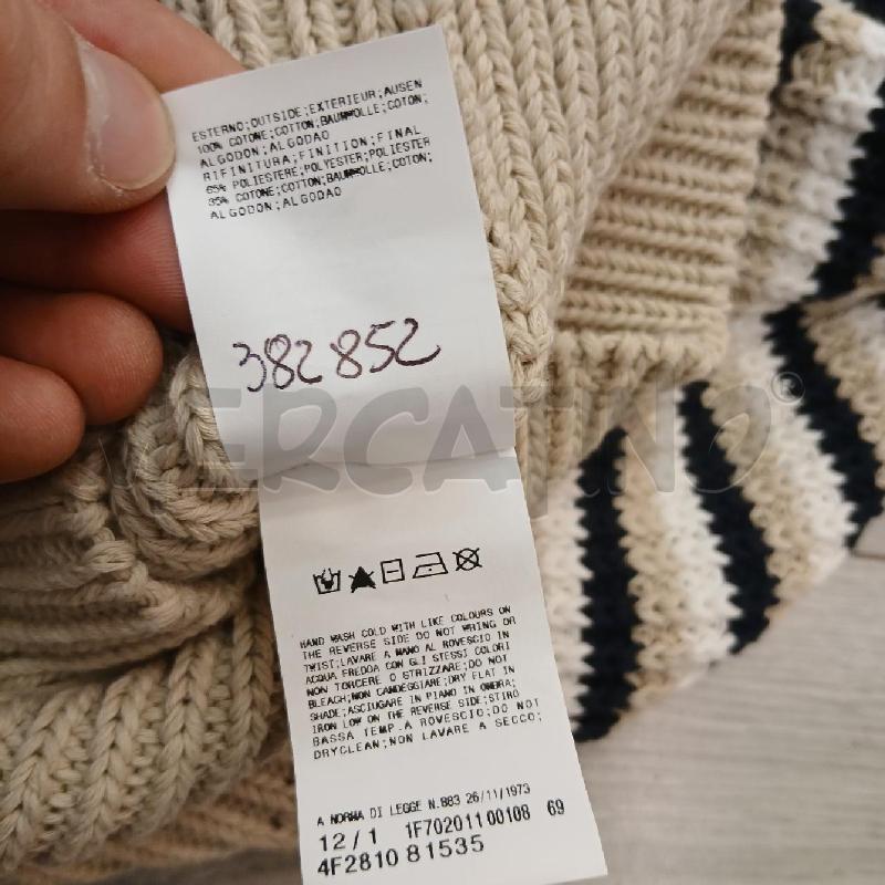 MAGLIA UOMO GF FERRE BEIGE BLU BEIGE1 | Mercatino dell'Usato Roma garbatella 4