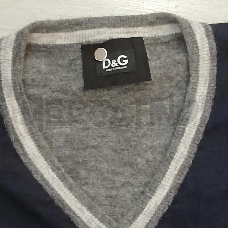 MAGLIONE U DOLCE & GABBANA BLU E GRIGIO  | Mercatino dell'Usato Roma garbatella 2
