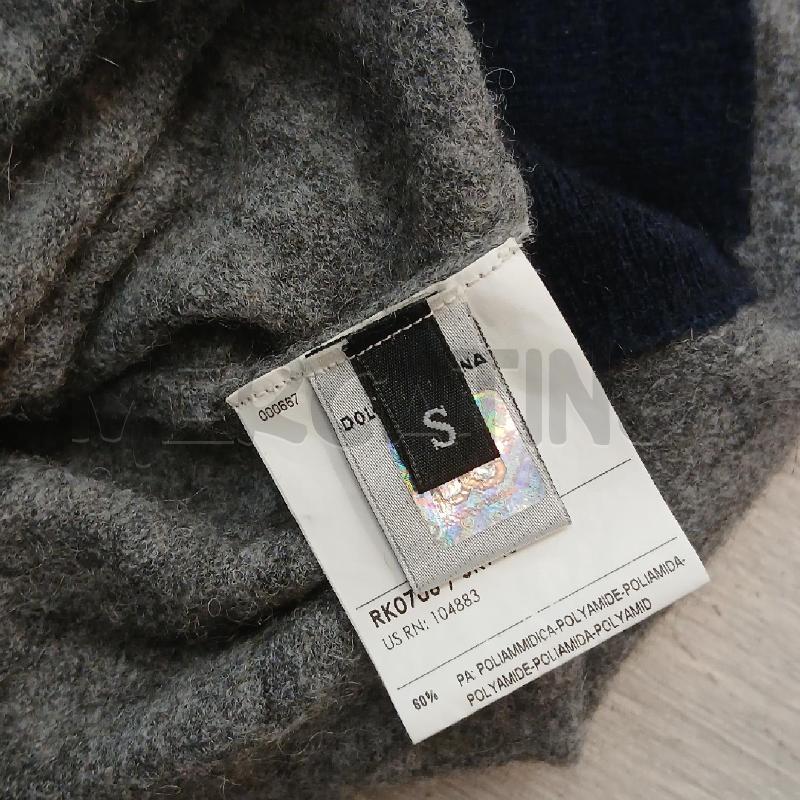 MAGLIONE U DOLCE & GABBANA BLU E GRIGIO  | Mercatino dell'Usato Roma garbatella 4