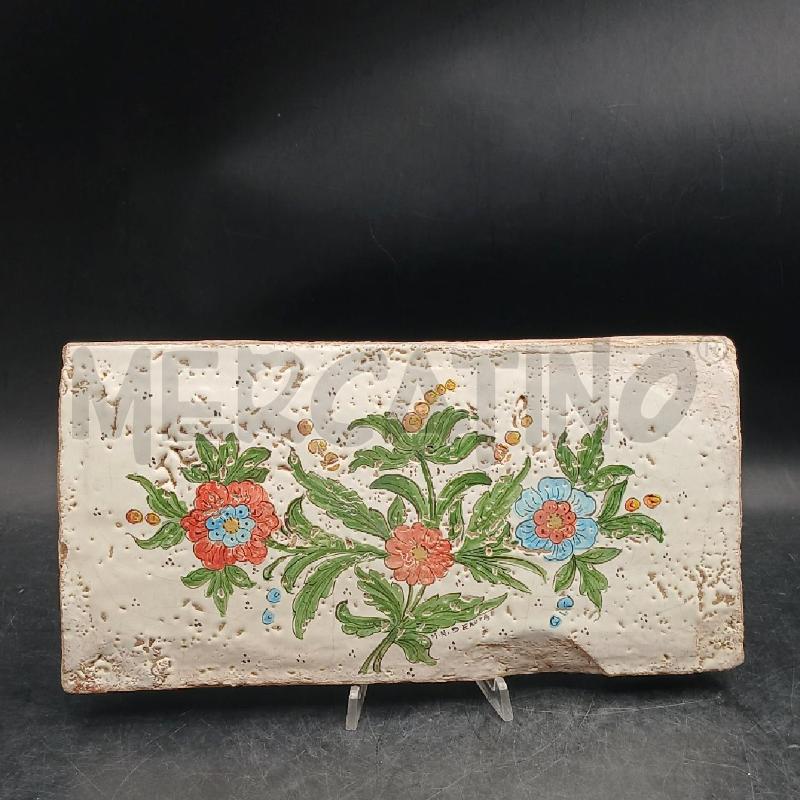 MAIOLICA DERUTA FIORI | Mercatino dell'Usato Roma garbatella 1
