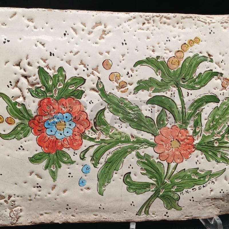 MAIOLICA DERUTA FIORI | Mercatino dell'Usato Roma garbatella 3