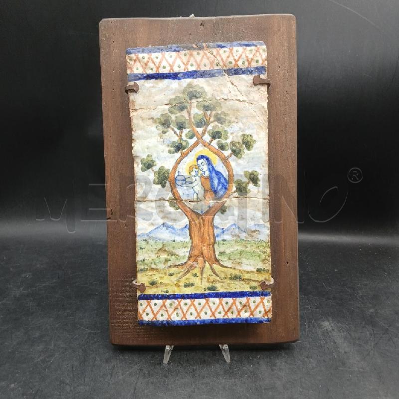 MAIOLICA IMM SACRA DA RIV  | Mercatino dell'Usato Roma garbatella 1
