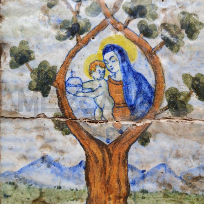 MAIOLICA IMM SACRA DA RIV  | Mercatino dell'Usato Roma garbatella 2