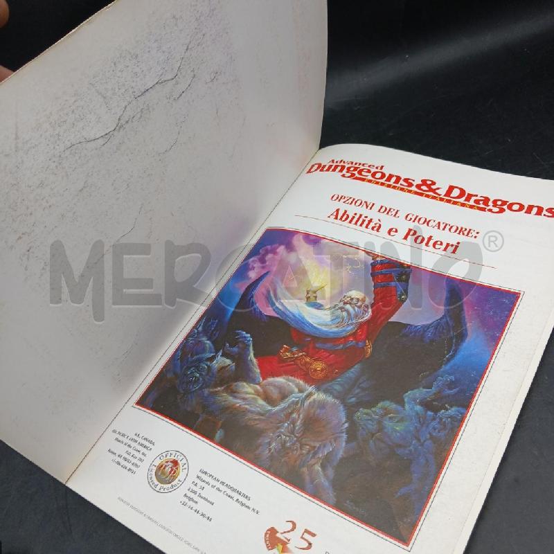 MANUALE AD&D 5010 ABILITÀ E POTERI  | Mercatino dell'Usato Roma garbatella 4