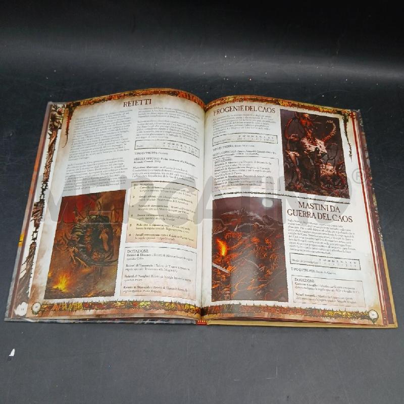 MANUALE WARHAMMER GUERRIERI DEL CAOS HARDCOVER | Mercatino dell'Usato Roma garbatella 3