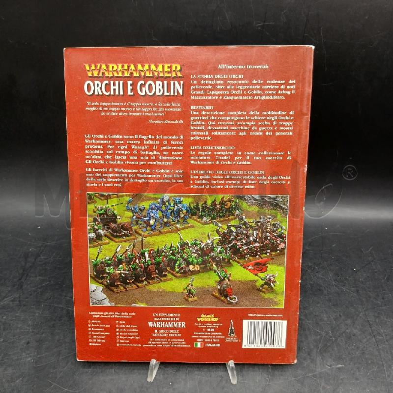 MANUALE WARHAMMER ORCHI E GOBLIN | Mercatino dell'Usato Roma garbatella 2