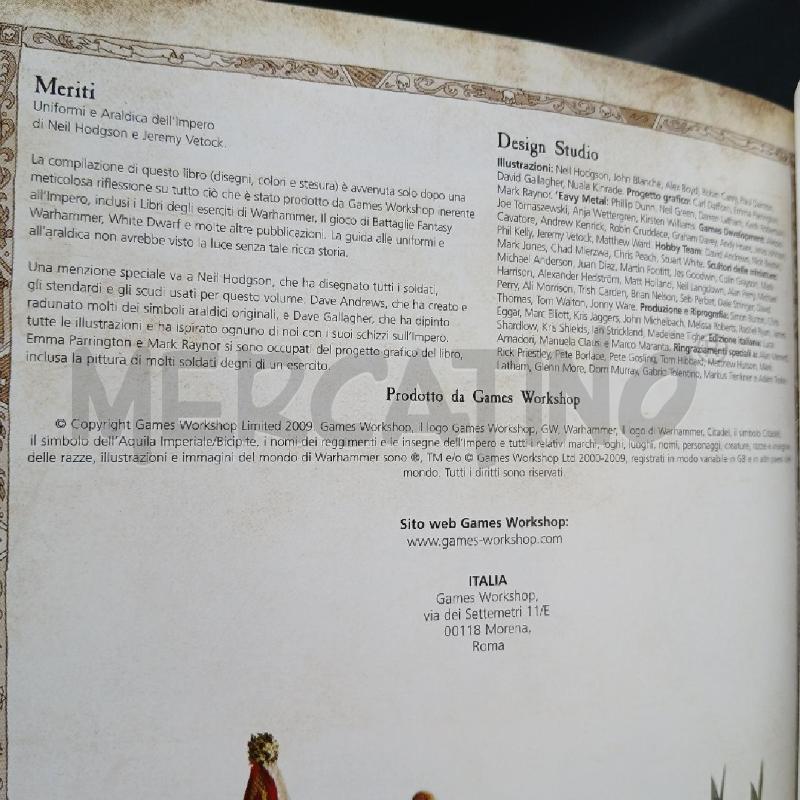 MANUALE WARHAMMER UNIFORMI E ARALDICA IMPERO  | Mercatino dell'Usato Roma garbatella 4