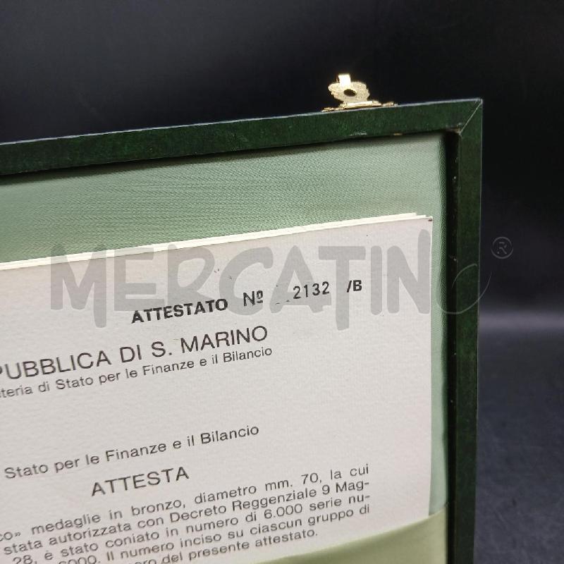 MEDAGLIA SAN MARINO TRITTICO CELEBRATIVE  | Mercatino dell'Usato Roma garbatella 3