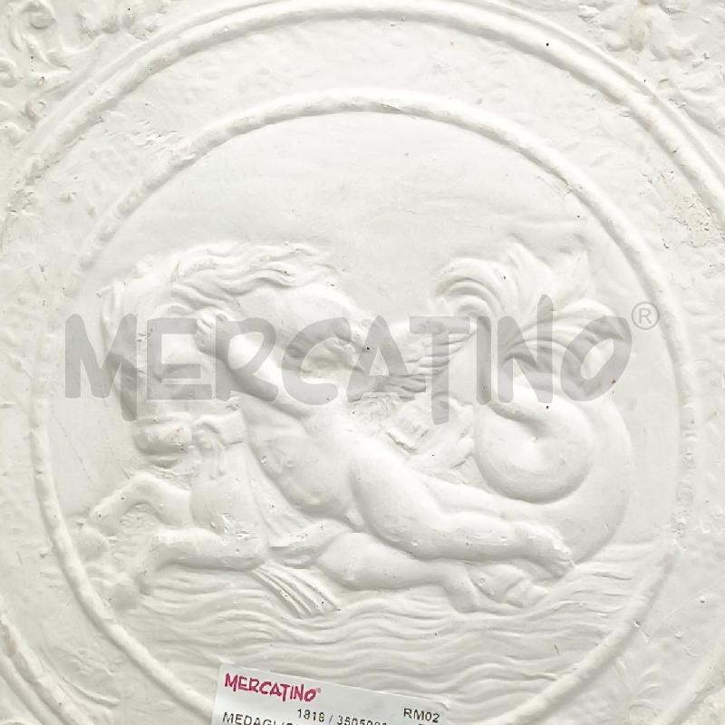 MEDAGLIONE GESSO PUTTO  | Mercatino dell'Usato Roma garbatella 2