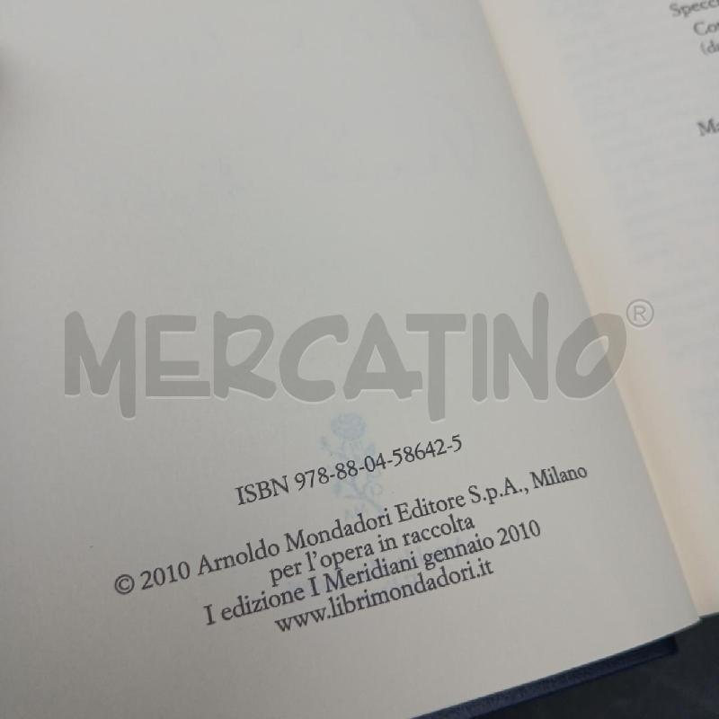 MERIDIANI ARBASINO ROMANZI E RACCONTI | Mercatino dell'Usato Roma garbatella 4