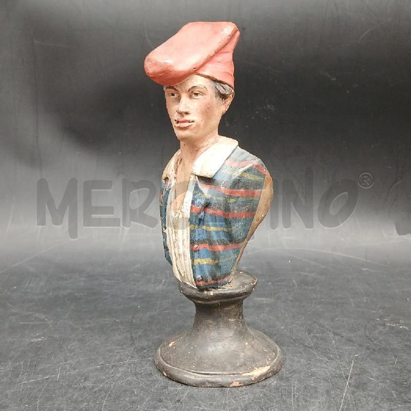 MEZZO BUSTO NAPOLETANO TERRACOTTA | Mercatino dell'Usato Roma garbatella 2