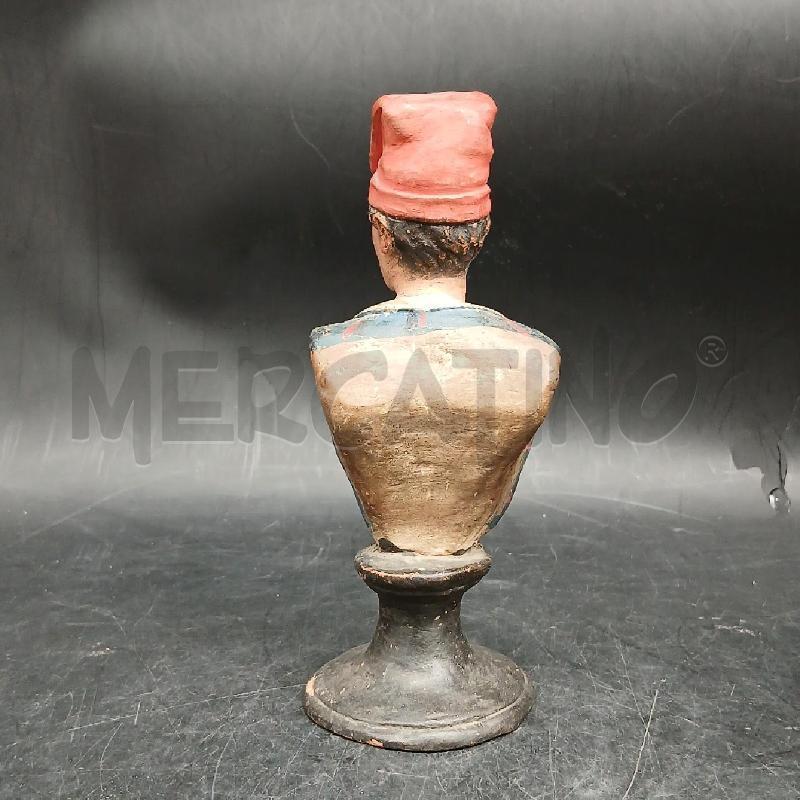MEZZO BUSTO NAPOLETANO TERRACOTTA | Mercatino dell'Usato Roma garbatella 3