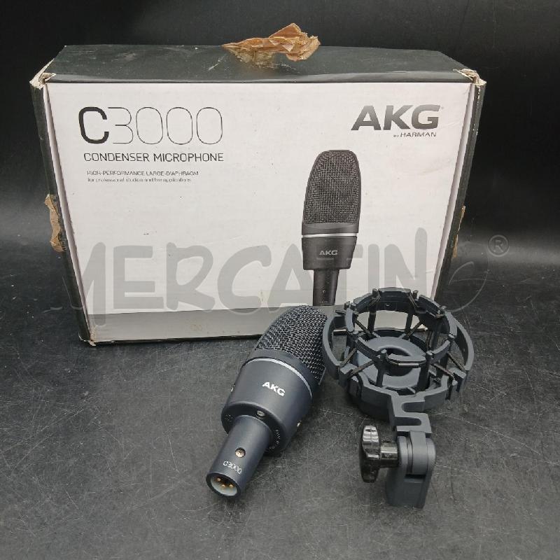 MICROFONO AKG C3000 CONDENSATORE  | Mercatino dell'Usato Roma garbatella 1