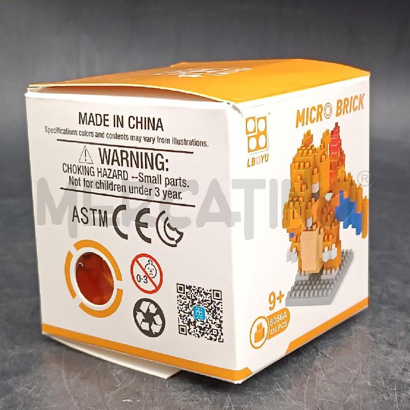 MICRO BRICK CHARIZARD | Mercatino dell'Usato Roma garbatella 2