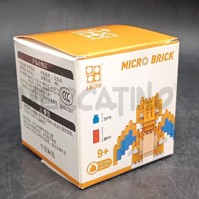 MICRO BRICK CHARIZARD | Mercatino dell'Usato Roma garbatella 3