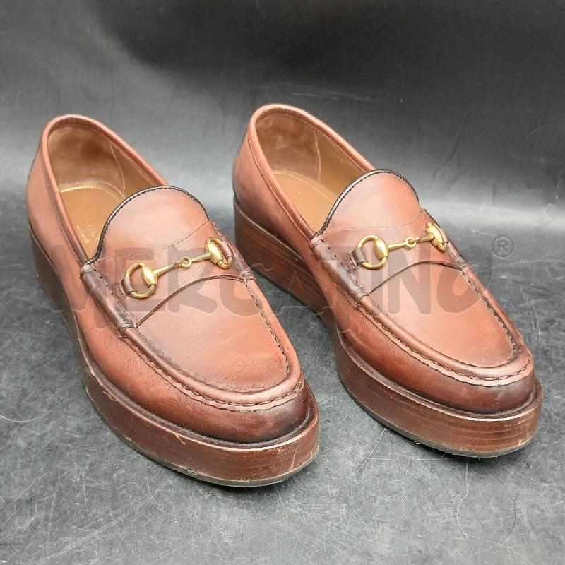 MOCASSINI DONNA GUCCI MARRONE  | Mercatino dell'Usato Roma garbatella 1