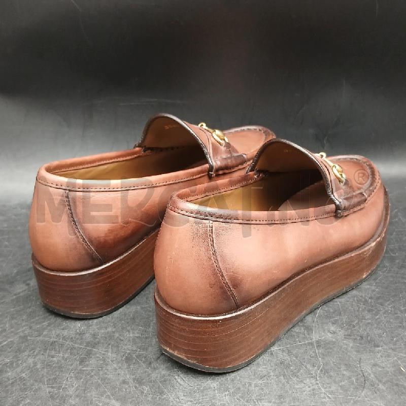 MOCASSINI DONNA GUCCI MARRONE  | Mercatino dell'Usato Roma garbatella 3