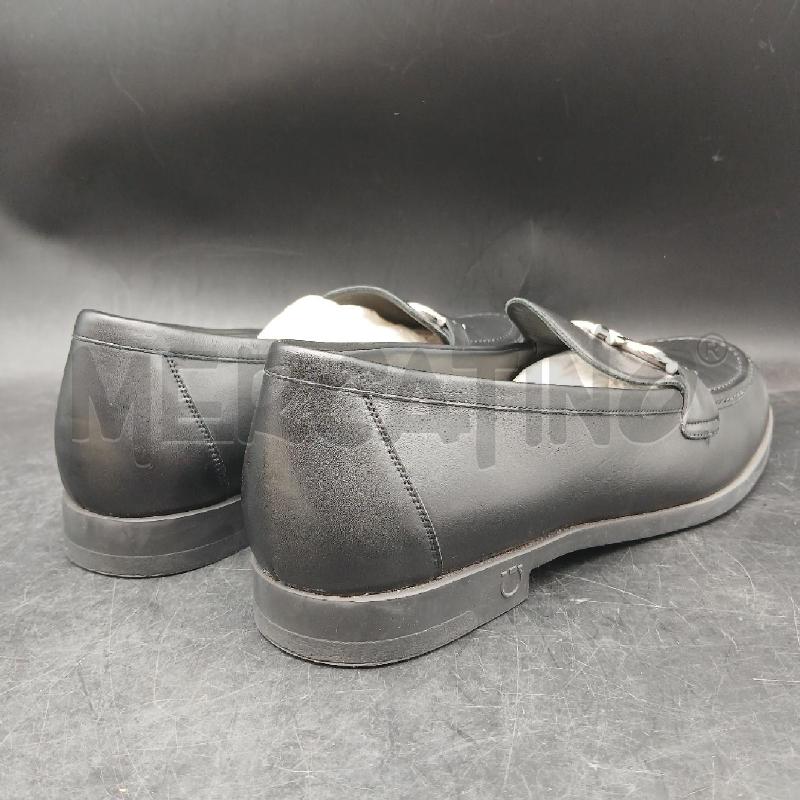 MOCASSINI D FERRAGAMO NERO DET ARG | Mercatino dell'Usato Roma garbatella 3
