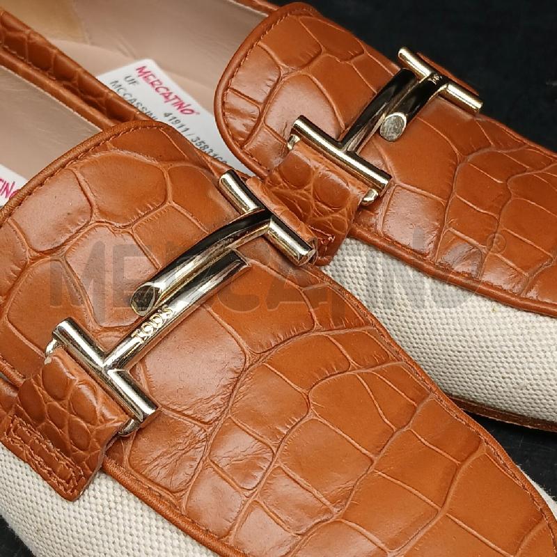 MOCASSINI D TODS BEIGE E MARRONE  | Mercatino dell'Usato Roma garbatella 4