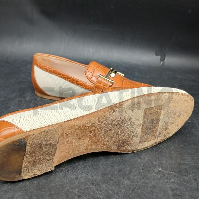 MOCASSINI D TODS BEIGE E MARRONE  | Mercatino dell'Usato Roma garbatella 5