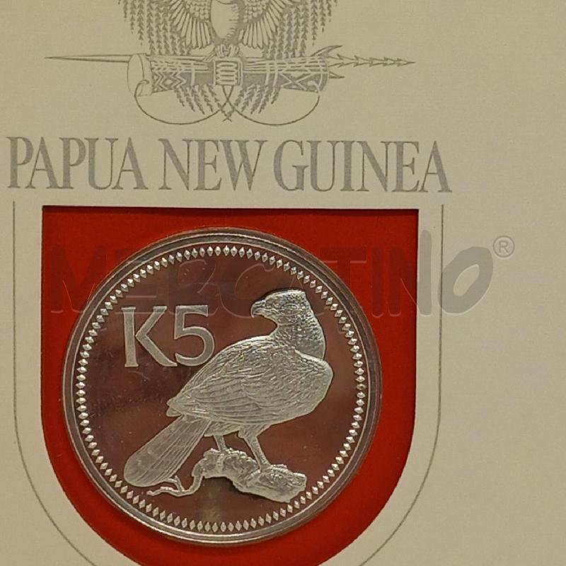 MON 5K PAPUA NUOVA GUINEA CERTIFICATO  | Mercatino dell'Usato Roma garbatella 2