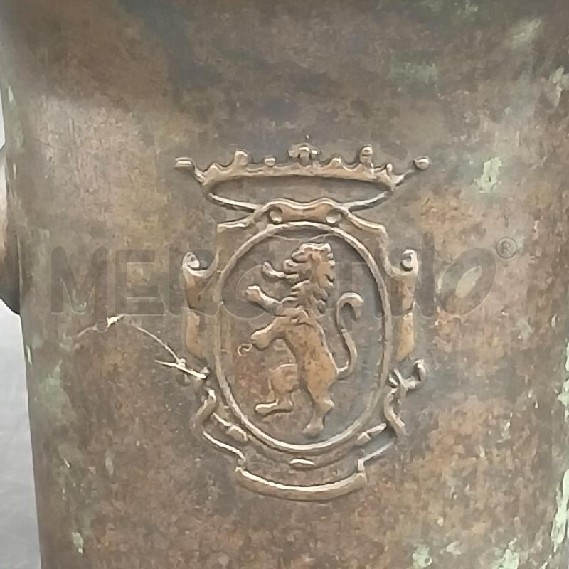 MORTAIO BRONZO STEMMA | Mercatino dell'Usato Roma garbatella 2