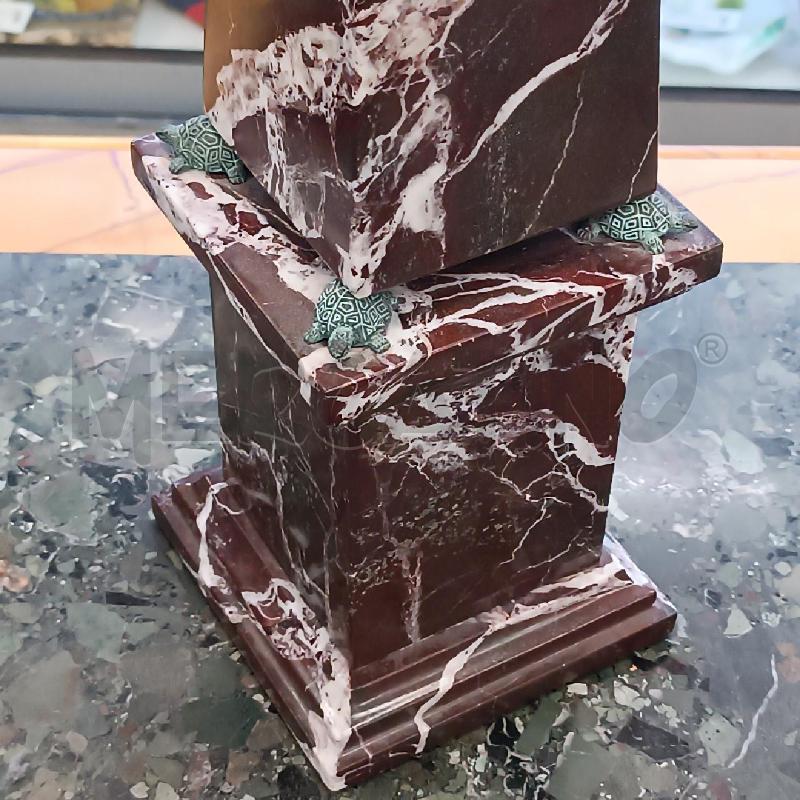 OBELISCO MARMO NERO | Mercatino dell'Usato Roma garbatella 5