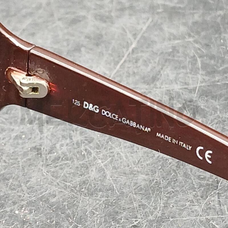OCCHIALI DA SLE D&G MARRONE  | Mercatino dell'Usato Roma garbatella 4
