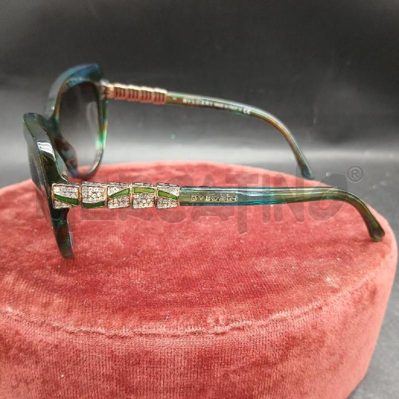 OCCHIALI DA SOLE BULGARI VERDE MARRONE  | Mercatino dell'Usato Roma garbatella 3