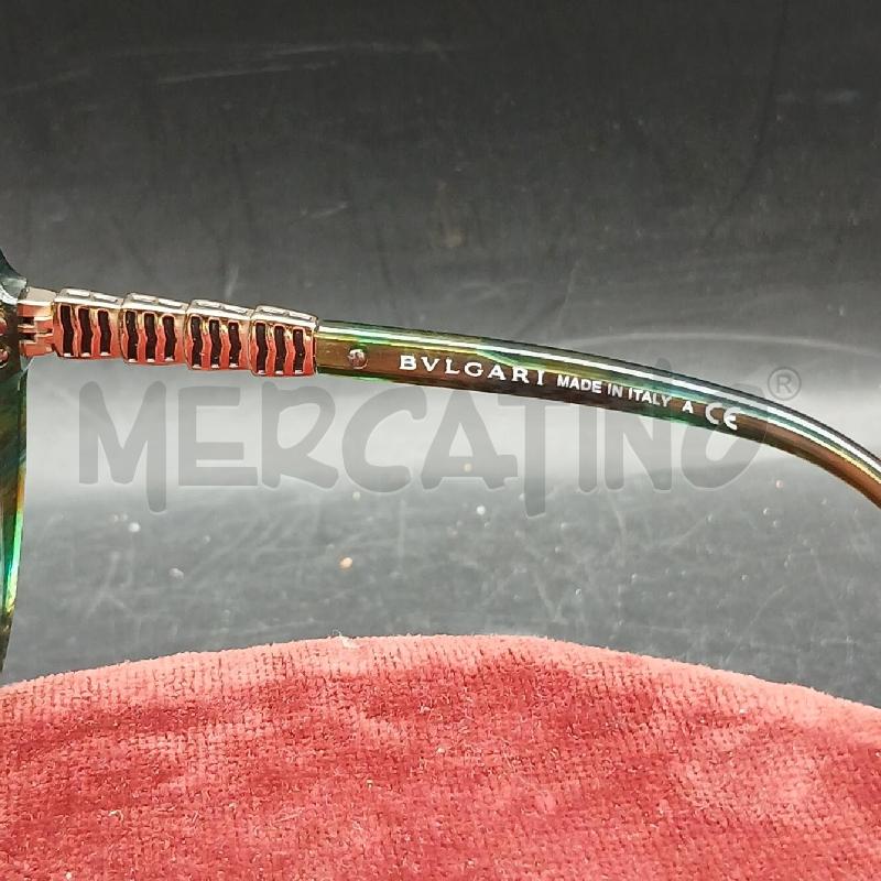 OCCHIALI DA SOLE BULGARI VERDE MARRONE  | Mercatino dell'Usato Roma garbatella 4
