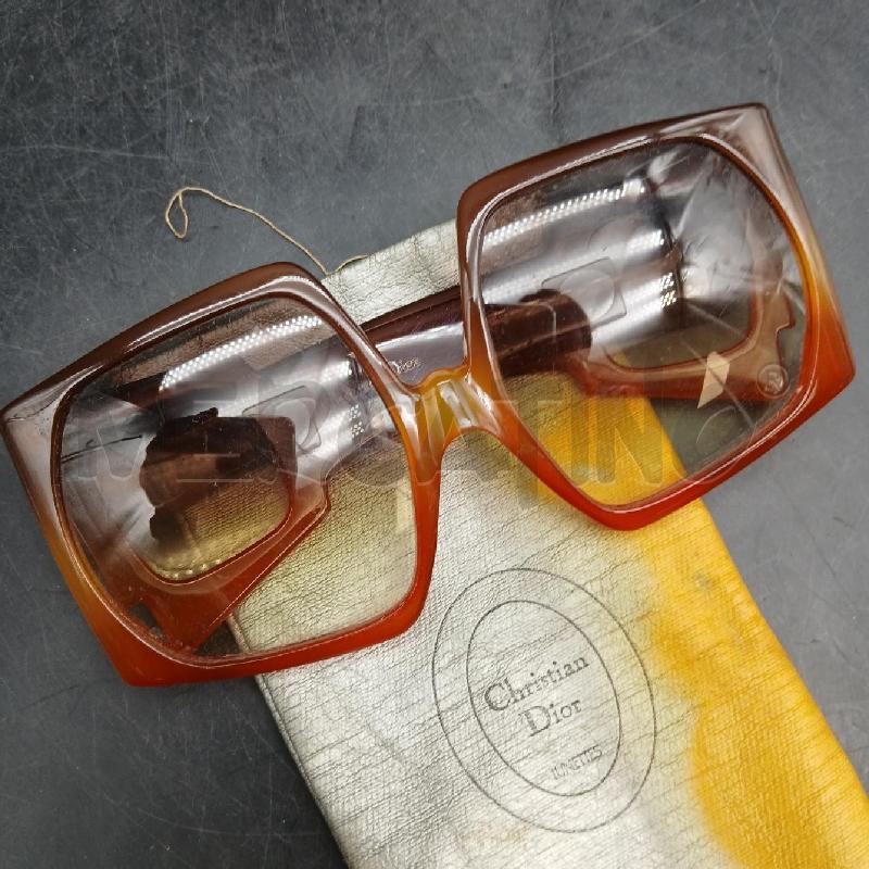 OCCHIALI DA SOLE CHRISTIAN DIOR ARANCIO MAXI | Mercatino dell'Usato Roma garbatella 2