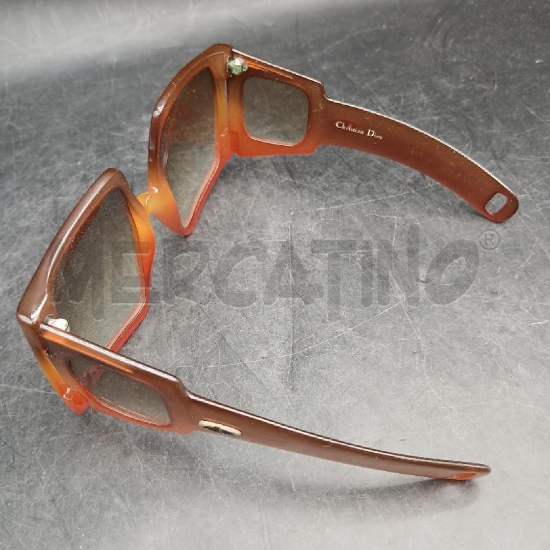 OCCHIALI DA SOLE CHRISTIAN DIOR ARANCIO MAXI | Mercatino dell'Usato Roma garbatella 4