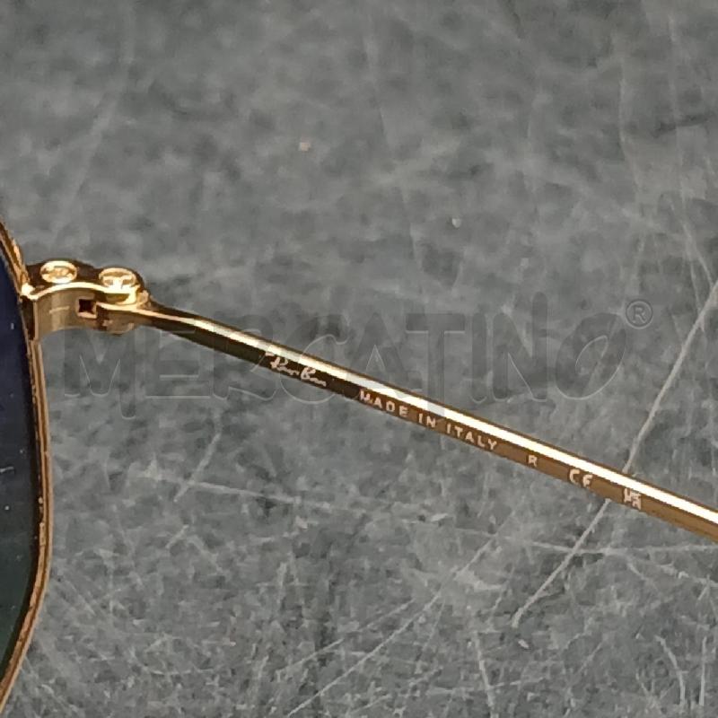 OCCHIALI DA SOLE DONNA RAYBAN ORO | Mercatino dell'Usato Roma garbatella 3