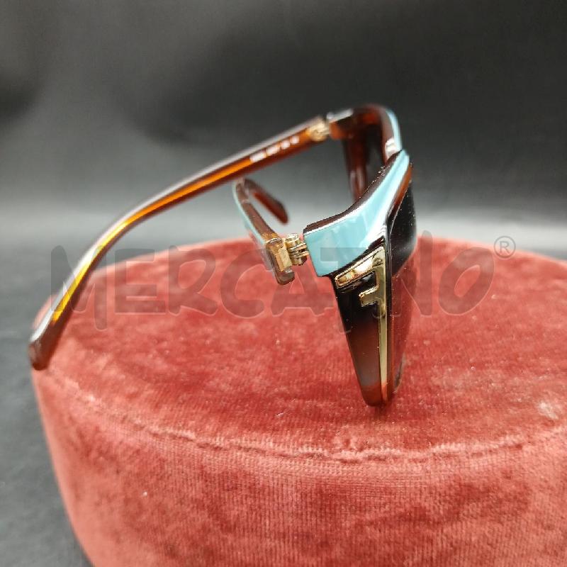 OCCHIALI DA SOLE FENDI CELESTE MARRONE | Mercatino dell'Usato Roma garbatella 3