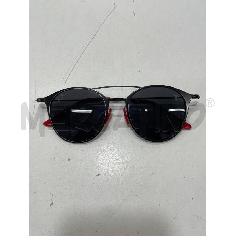 OCCHIALI DA SOLE RAYBAN FERRARI NERO ROSSO  | Mercatino dell'Usato Roma garbatella 1