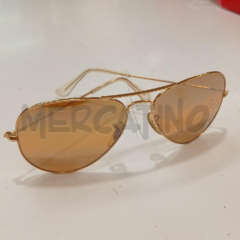 OCCHIALI DA SOLE RAYBAN GIALLO | Mercatino dell'Usato Roma garbatella 3