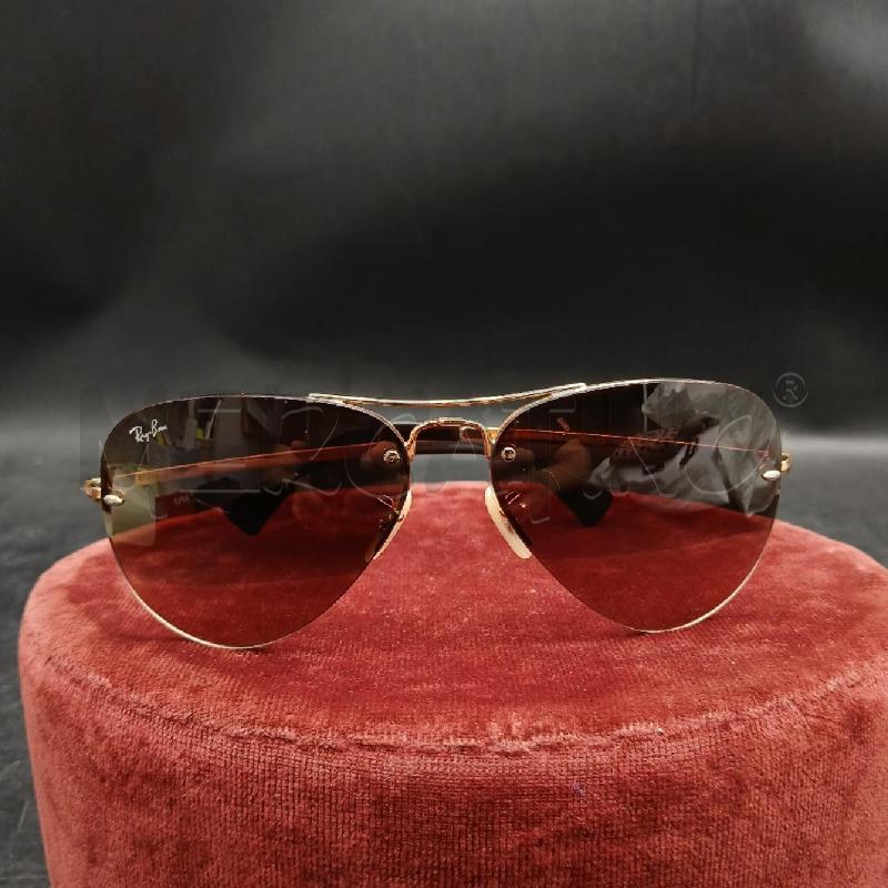 OCCHIALI DA SOLE RAYBAN MARRONE  | Mercatino dell'Usato Roma garbatella 1