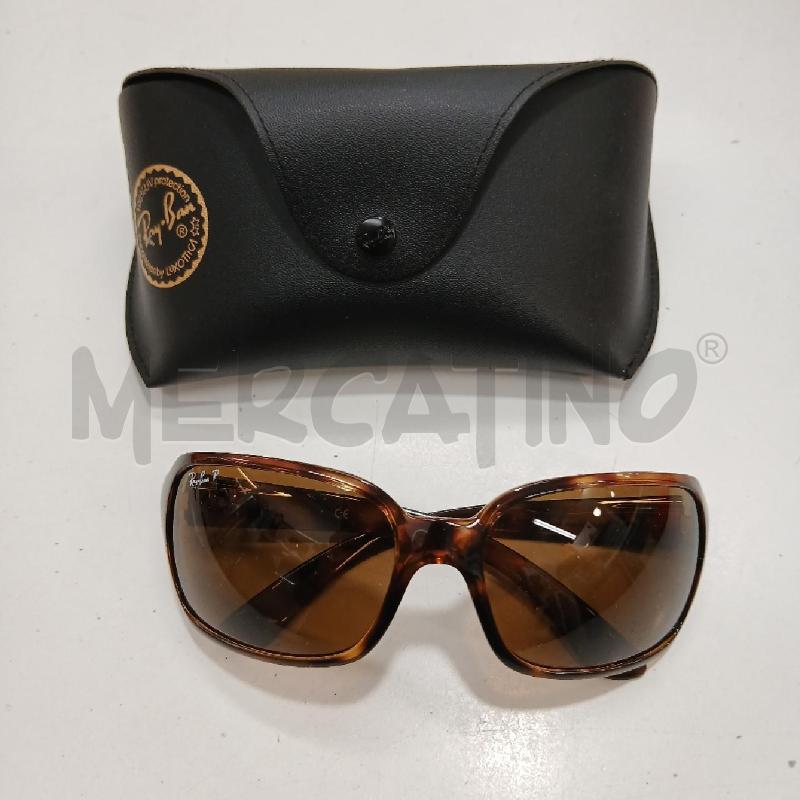OCCHIALI DA SOLE RAYBAN RETTANGOLO TARTARUGATO | Mercatino dell'Usato Roma garbatella 1