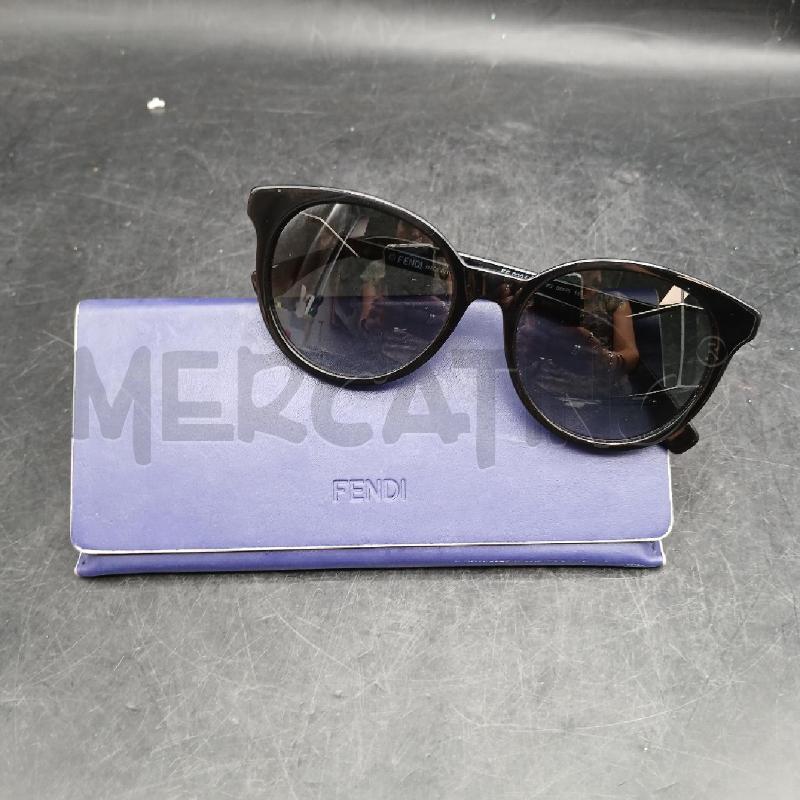 OCCHIALI DONNA FENDI NERO E ARG  | Mercatino dell'Usato Roma garbatella 1