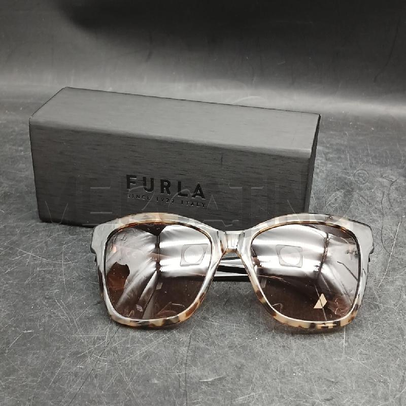 OCCHIALI DONNA FURLA MACULATO MARRONE  | Mercatino dell'Usato Roma garbatella 1