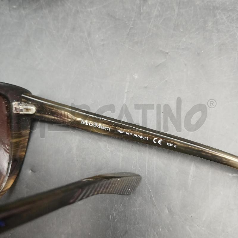 OCCHIALI DONNA MAX MARA VERDE STRIATO  | Mercatino dell'Usato Roma garbatella 4